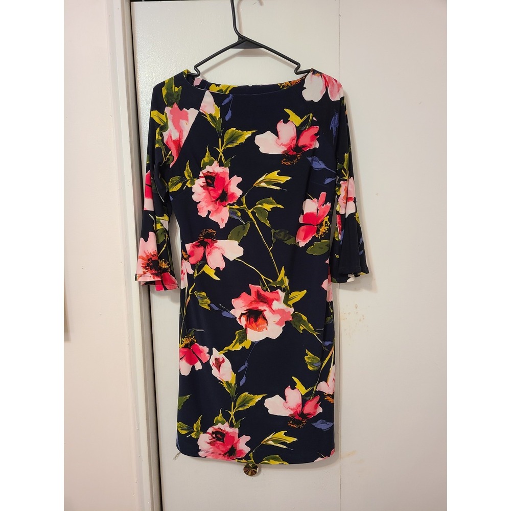 Tommy Hifliger A Line Bell Sleeve Dress Size  6P